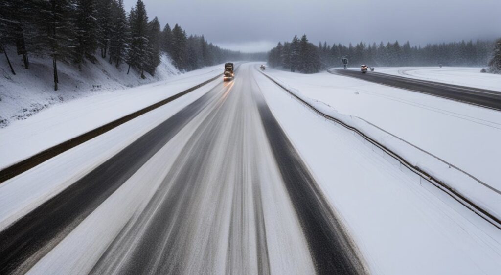 How snow is formed? Snow effect on roads